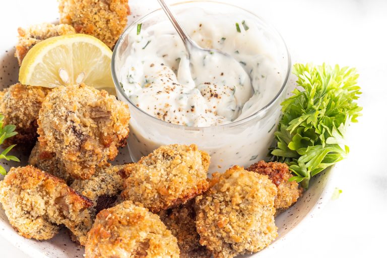 Crispy Breaded Mushrooms Vegan