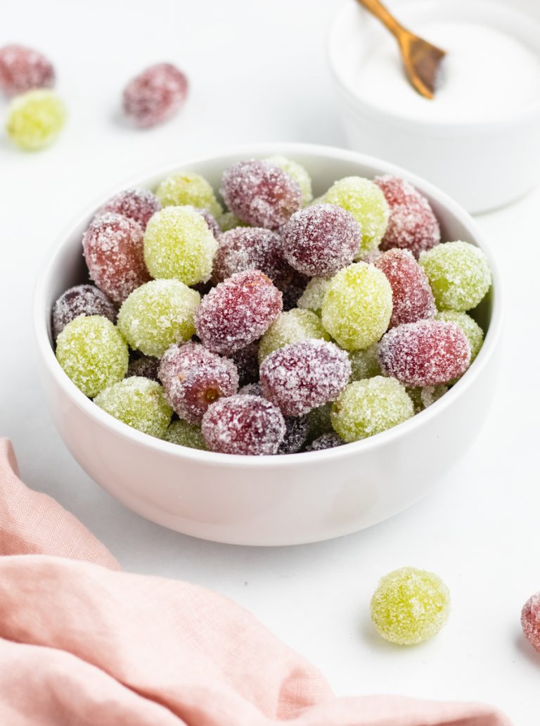 Easy Candied Grapes (3 Ingredients!)