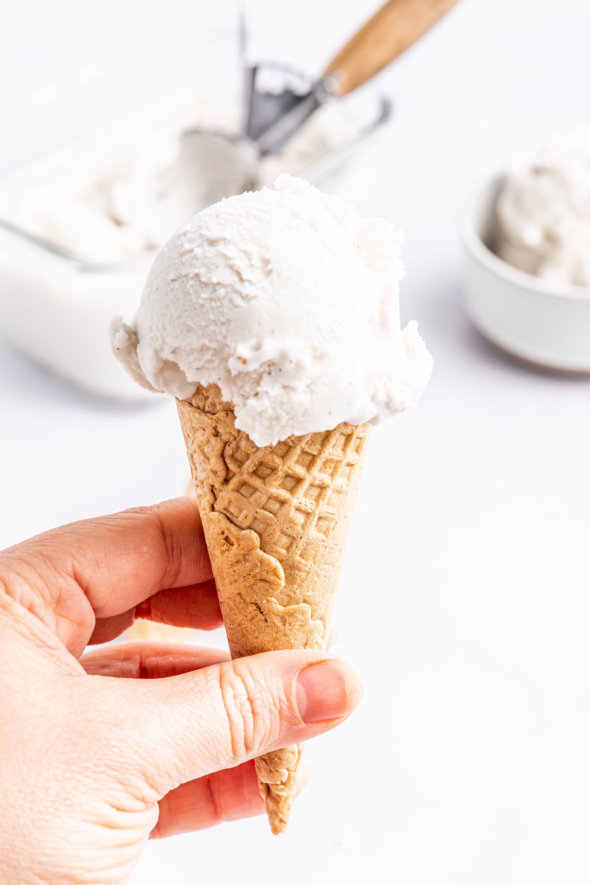 non-dairy vanilla ice cream