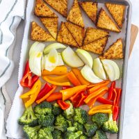 step 7 sheet pan tofu with vegetables