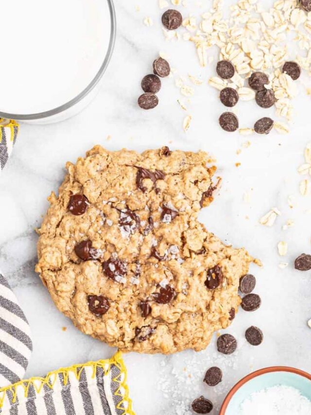 Indulgent Single Serve Vegan Oatmeal Chocolate Chip Cookie Recipe