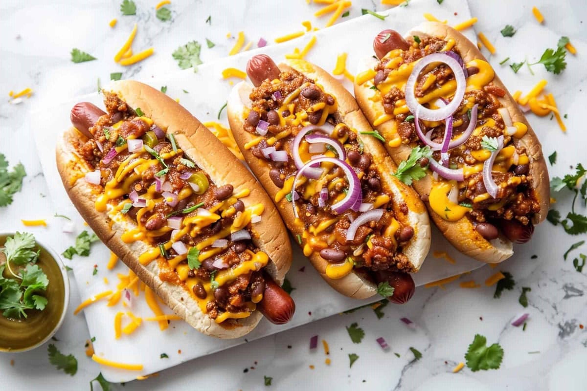 EASY VEGAN CHILI DOGS BY DAILY DISH