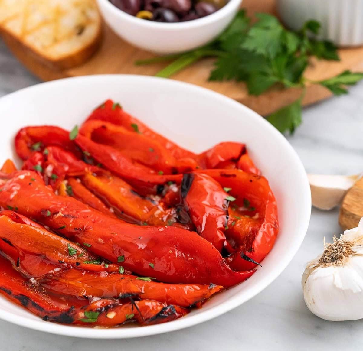 GRILLED PEPPERS BY AN EDIBLE MOSAIC