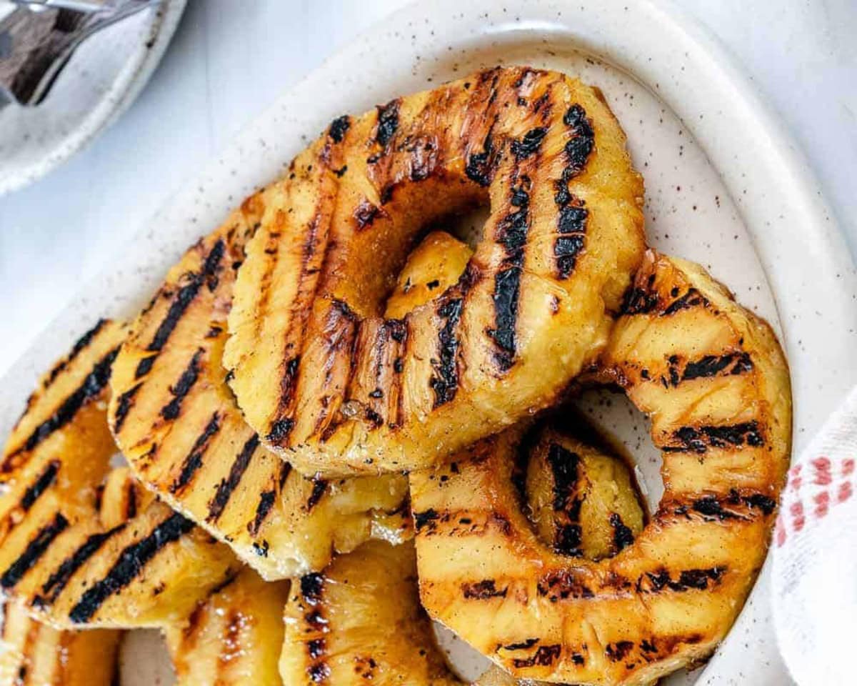 GRILLED PINEAPPLES BY PLANT-BASED ON A BUDGET