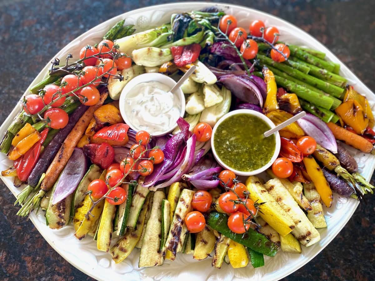 GRILLED VEGETABLES BY THE ART OF FOOD AND WINE