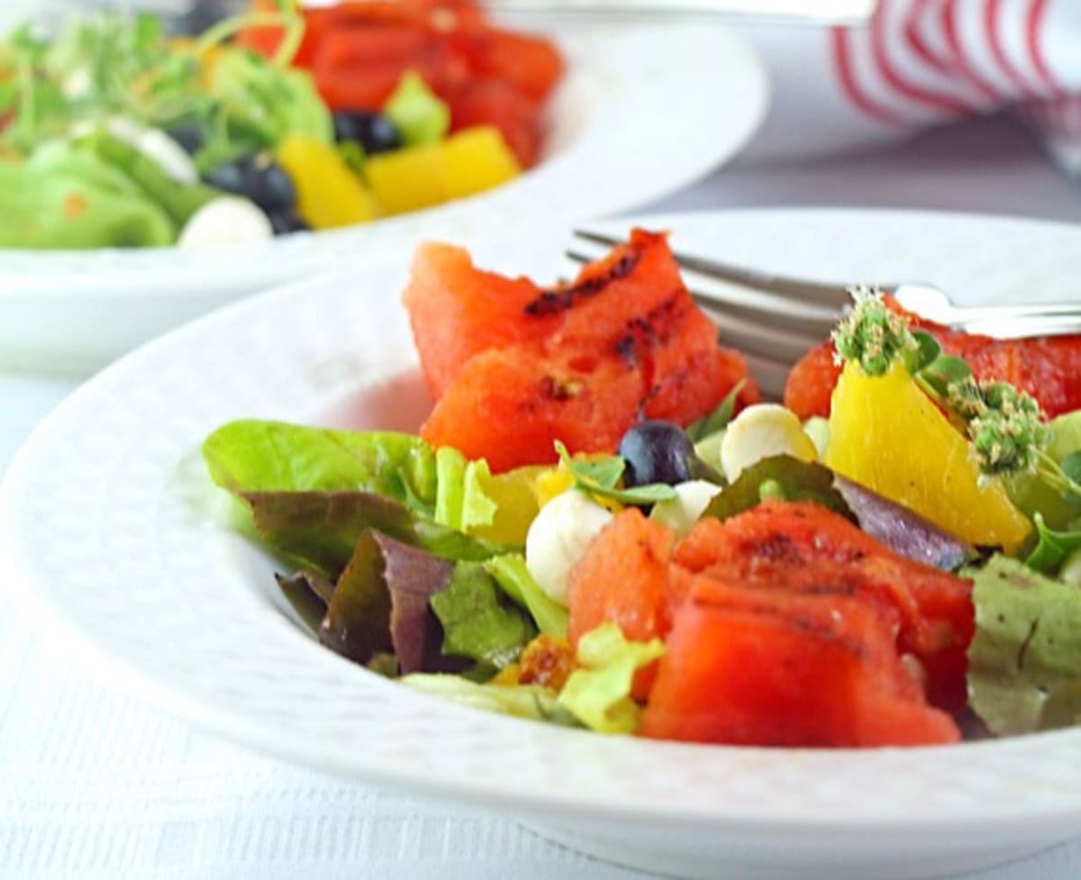 JULY 4TH GRILLED FRUIT SALAD BY ART OF NATURAL LIVING