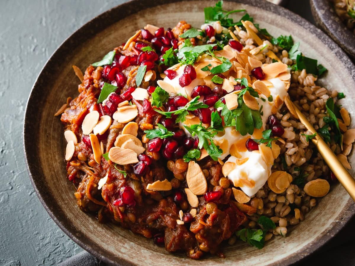 PERSIAN AUBERGINE STEW WITH BLACK LIME BY NON-GUILTY PLEASURES