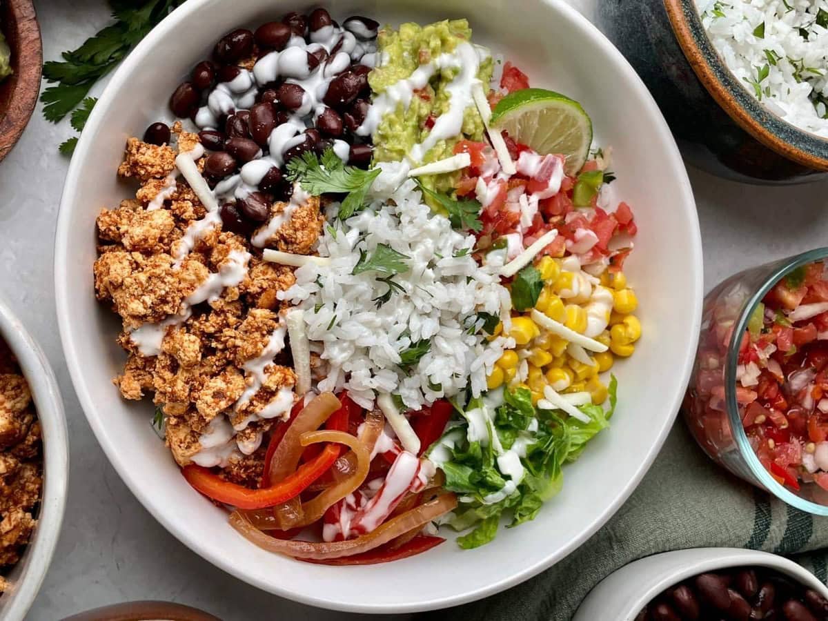 TOFU BURRITO BOWL BY SERENE TRAIL