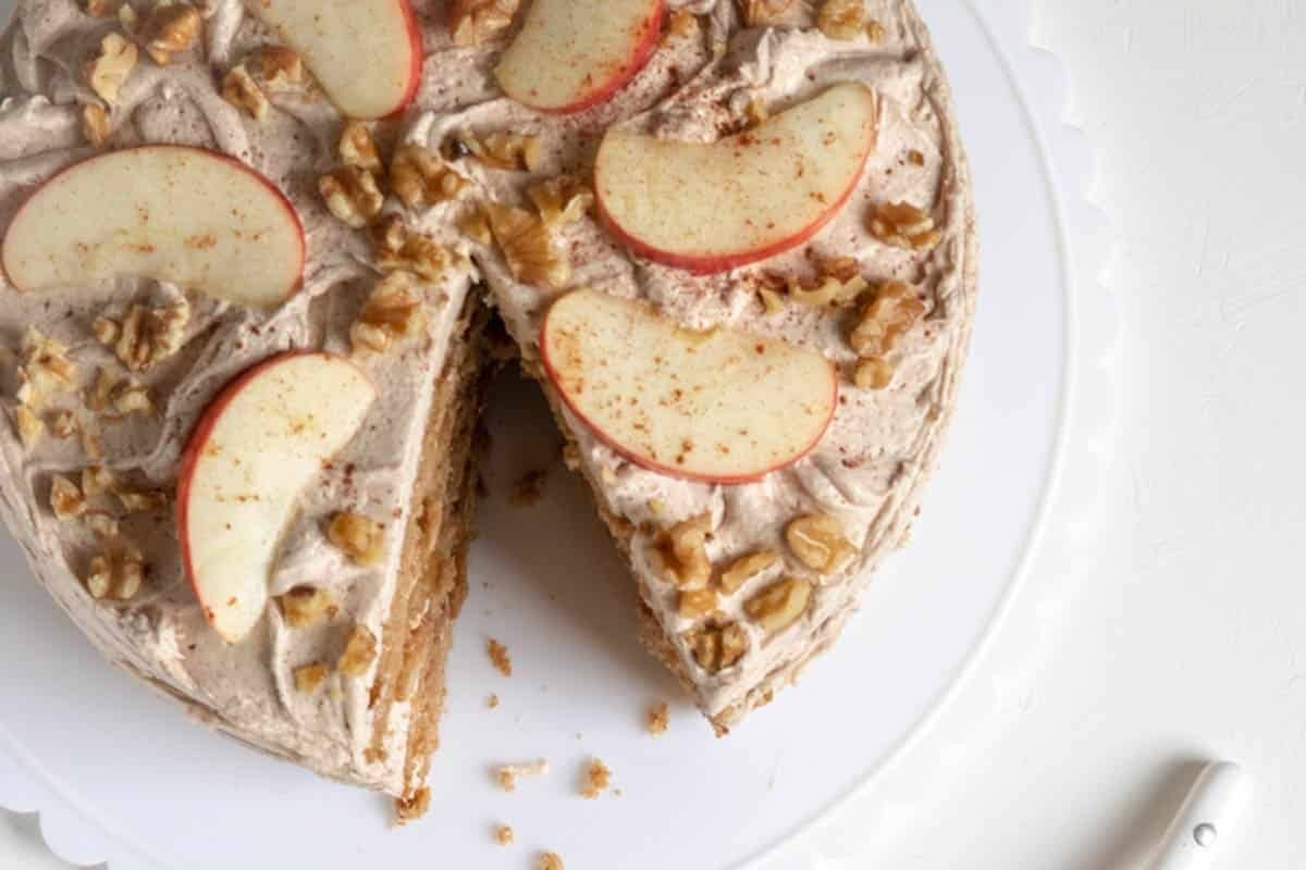 VEGAN APPLE CAKE BY MY QUIET KITCHEN