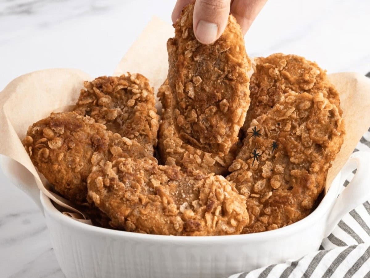 VEGAN FRIED CHICKEN BY HAPPY FOOD HEALTHY LIFE