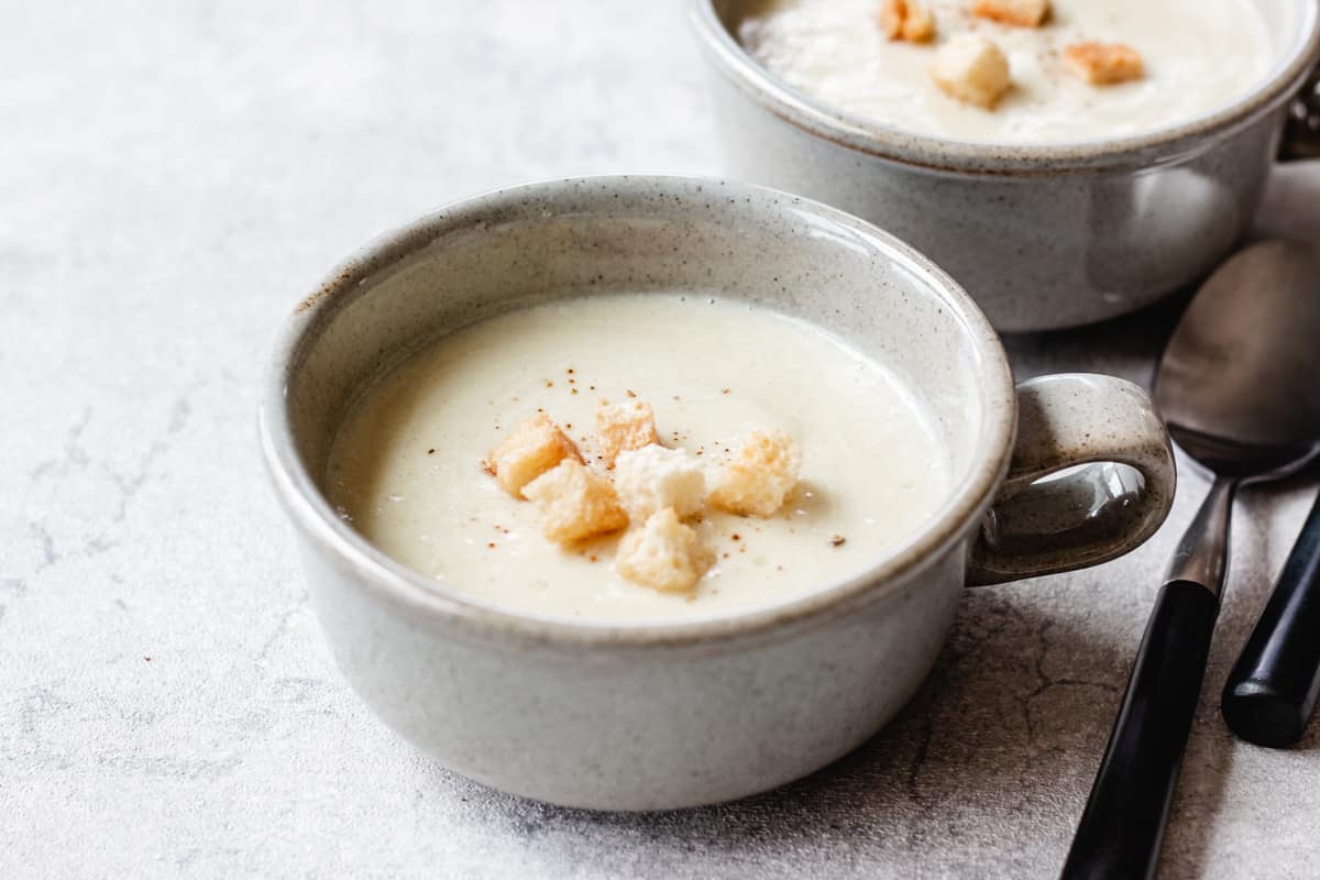 CREAMY JAPANESE SWEET POTATO SOUP BY CHEF JA COOKS