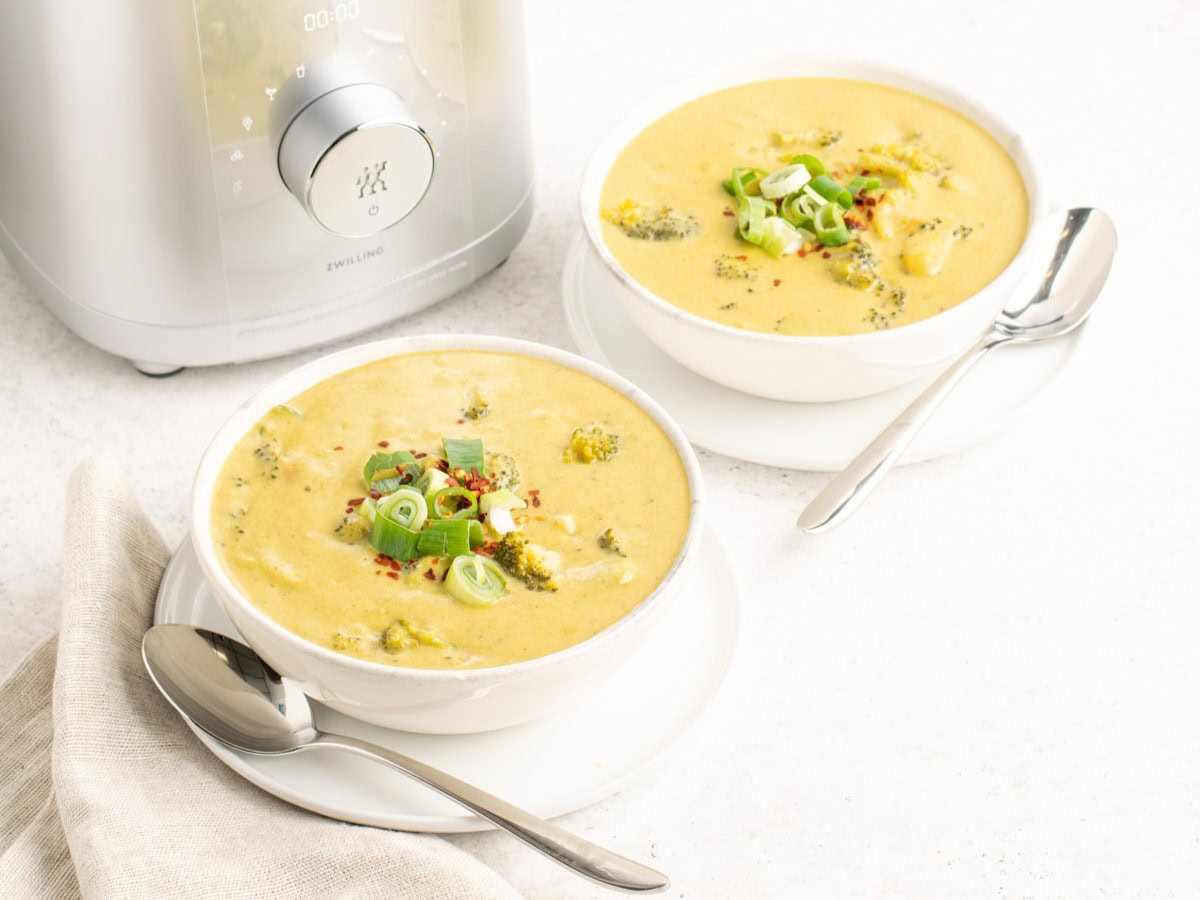 DAIRY-FREE BROCCOLI CHEDDAR SOUP BY OLIVIA'S KITCHEN