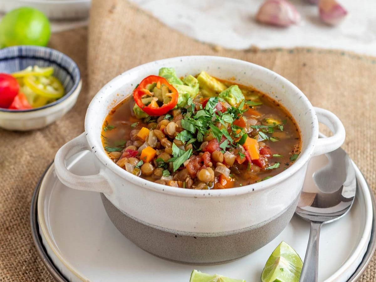 EASY MEXICAN LENTIL SOUP BY COOKEATLIVELOVE