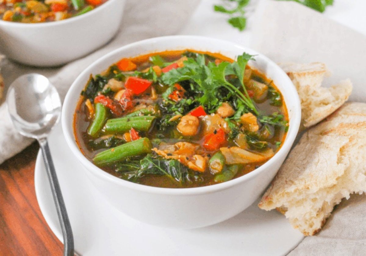 INSTANT POT VEGETABLE SOUP BY FANNETASTIC FOOD