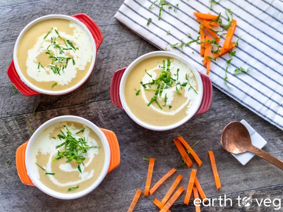 VEGETABLE MARROW SOUP BY EARTH TO VEG