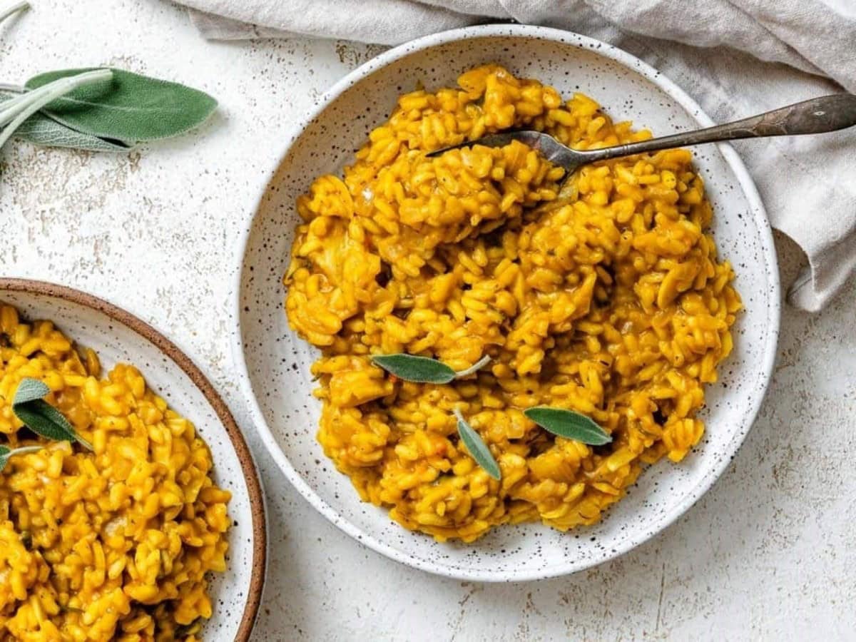 CREAMY PUMPKIN RISOTTO BY PLANT-BASED ON A BUDGET