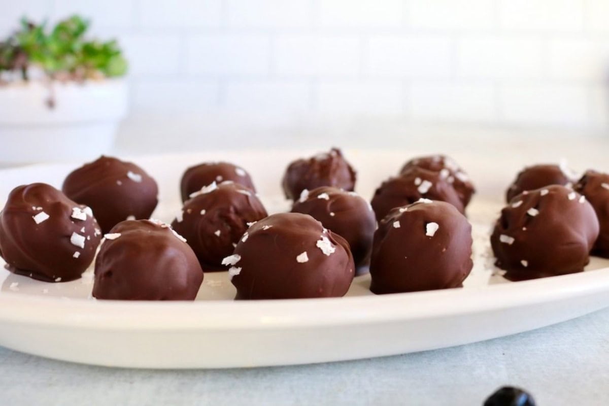 DARK CHOCOLATE COVERED FRUIT BITES BASE RECIPE BY TO TASTE