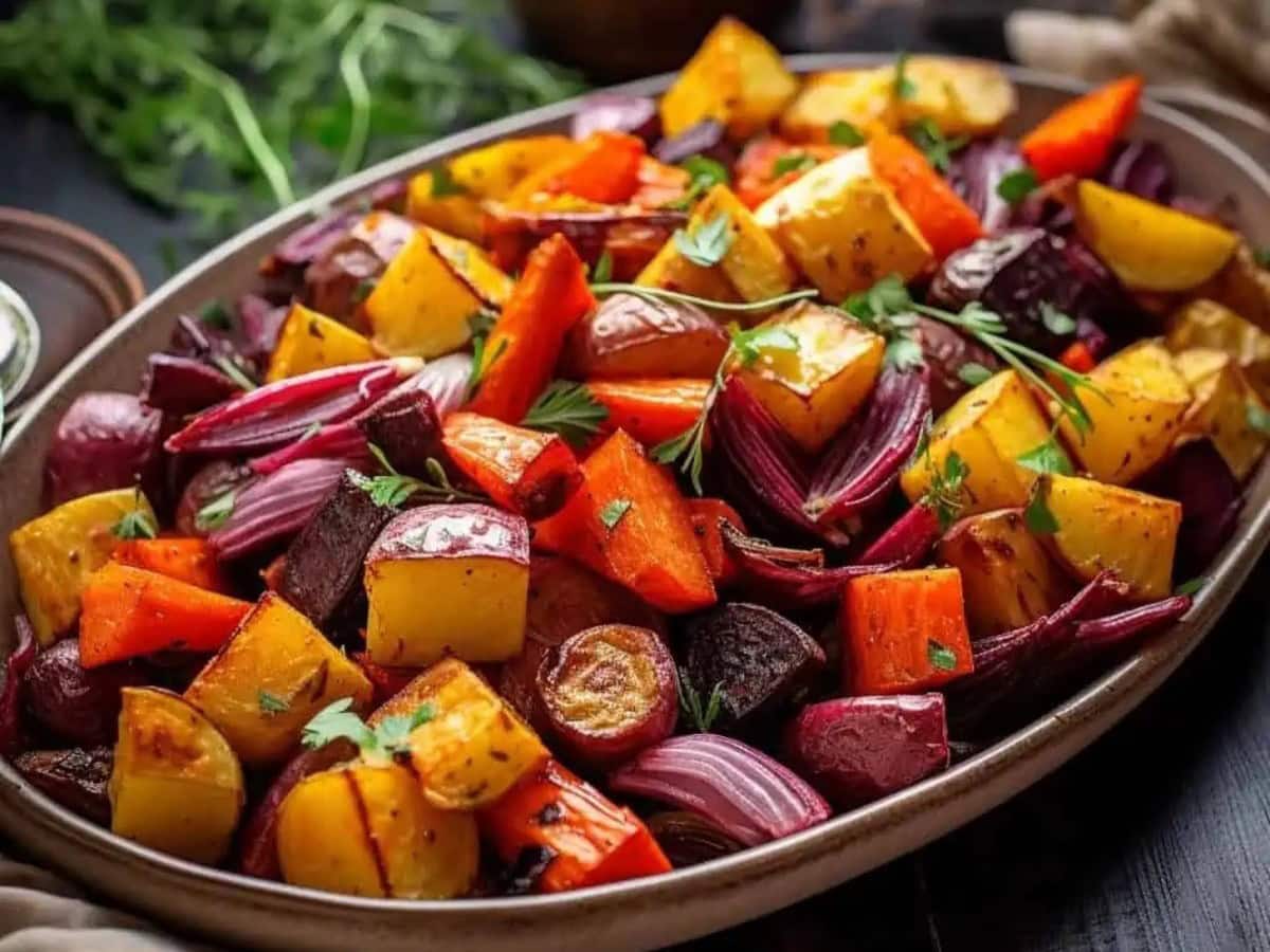 OVEN ROASTED ROOT VEGETABLES BY BECENTSATIONAL