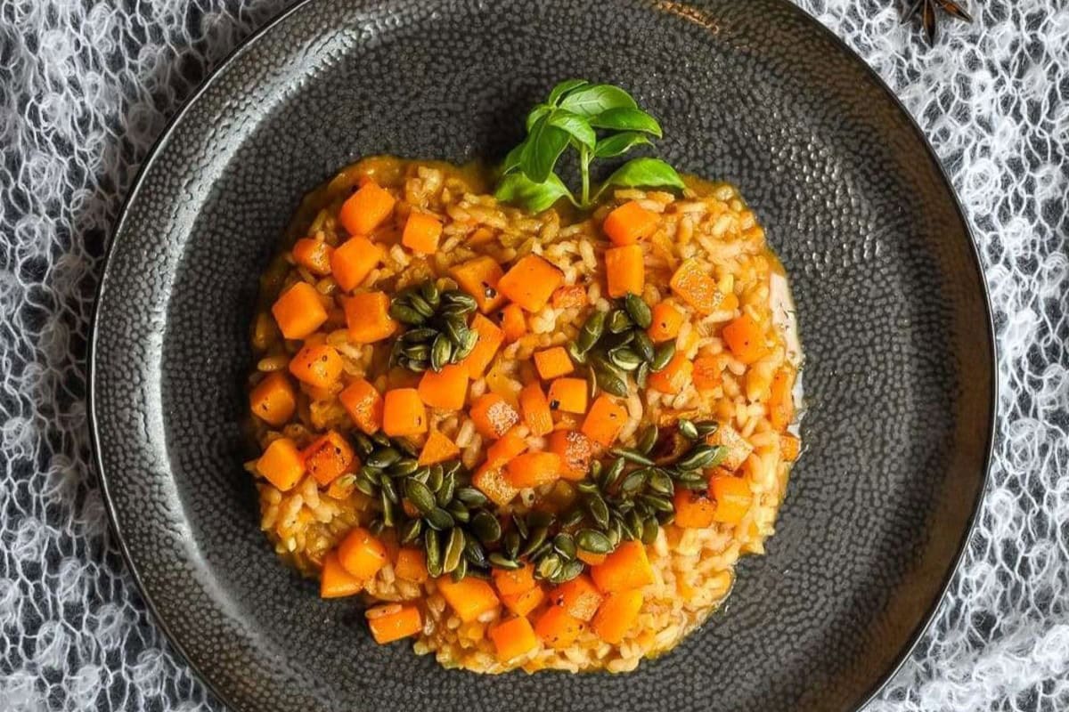 VEGAN BUTTERNUT SQUASH RISOTTO BY SOMEBODY FEED SEB