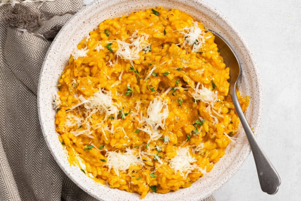 VEGAN PUMPKIN RISOTTO BY ZARDYPLANTS